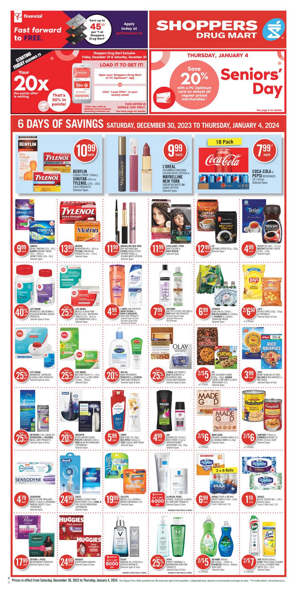 Shoppers Drug Mart Flyer ON December 30 January 4 2024