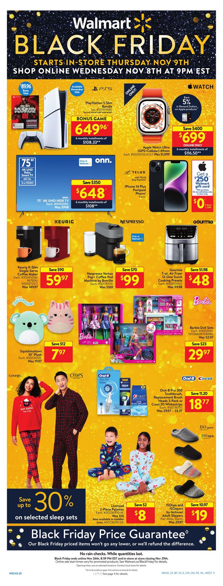 Walmart Flyer ON Black Friday November 8 15 2023