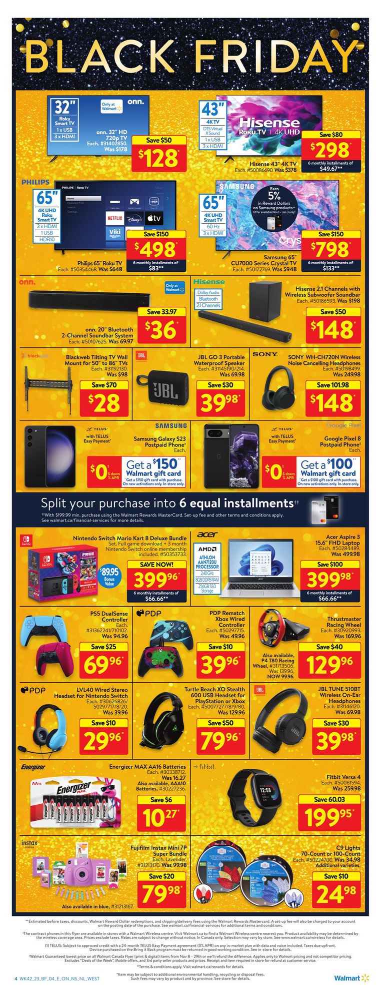 Walmart Flyer ON Black Friday November 8 15 2023