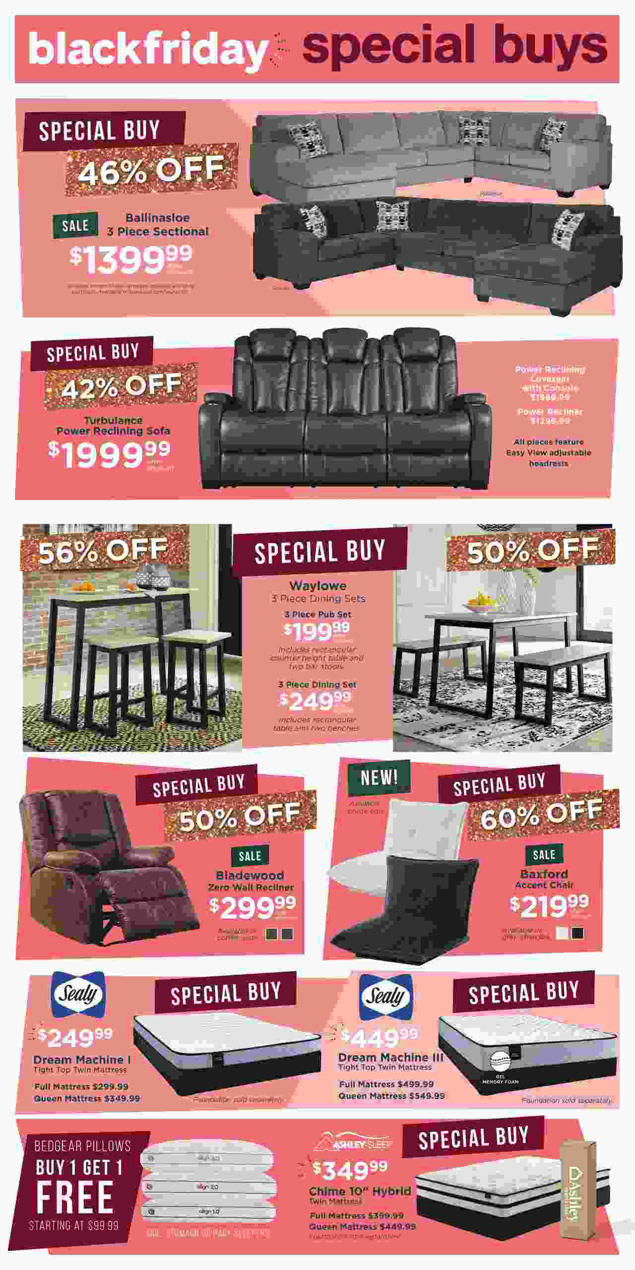 Ashley Furniture Homestore Flyer (ON) Black Friday November 24 29 2020