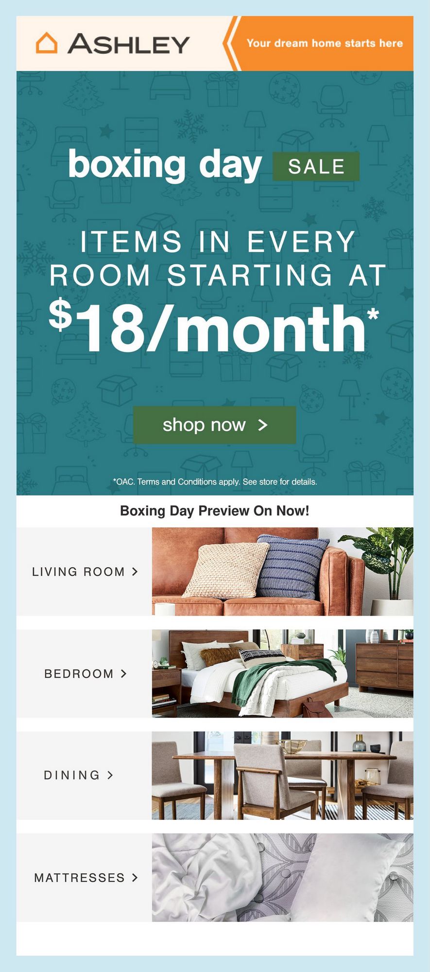 Ashley Furniture Homestore Flyer (ON) December 1 11 2023