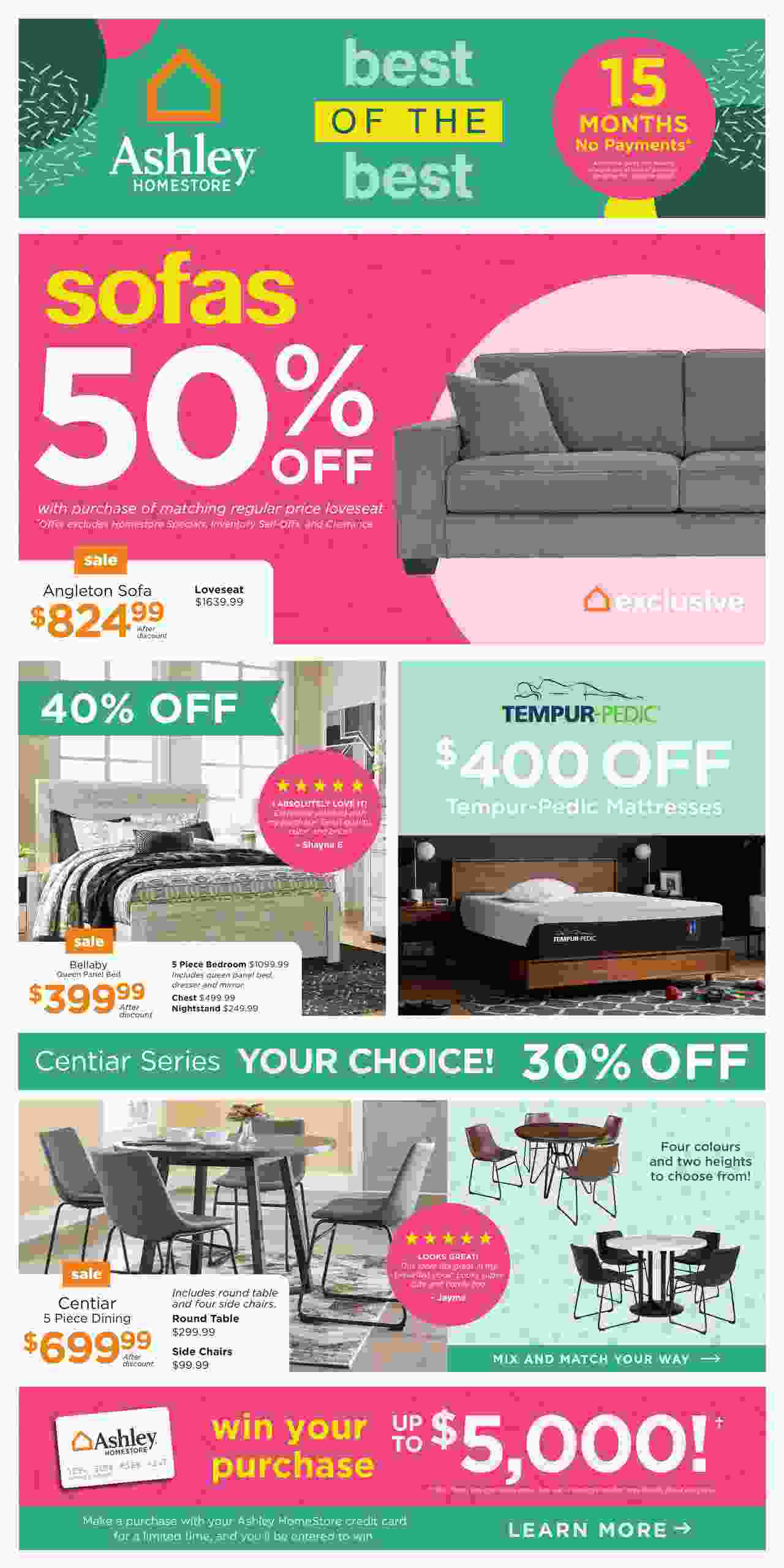 Ashley Furniture Homestore Flyer (ON) June 15 24 2021