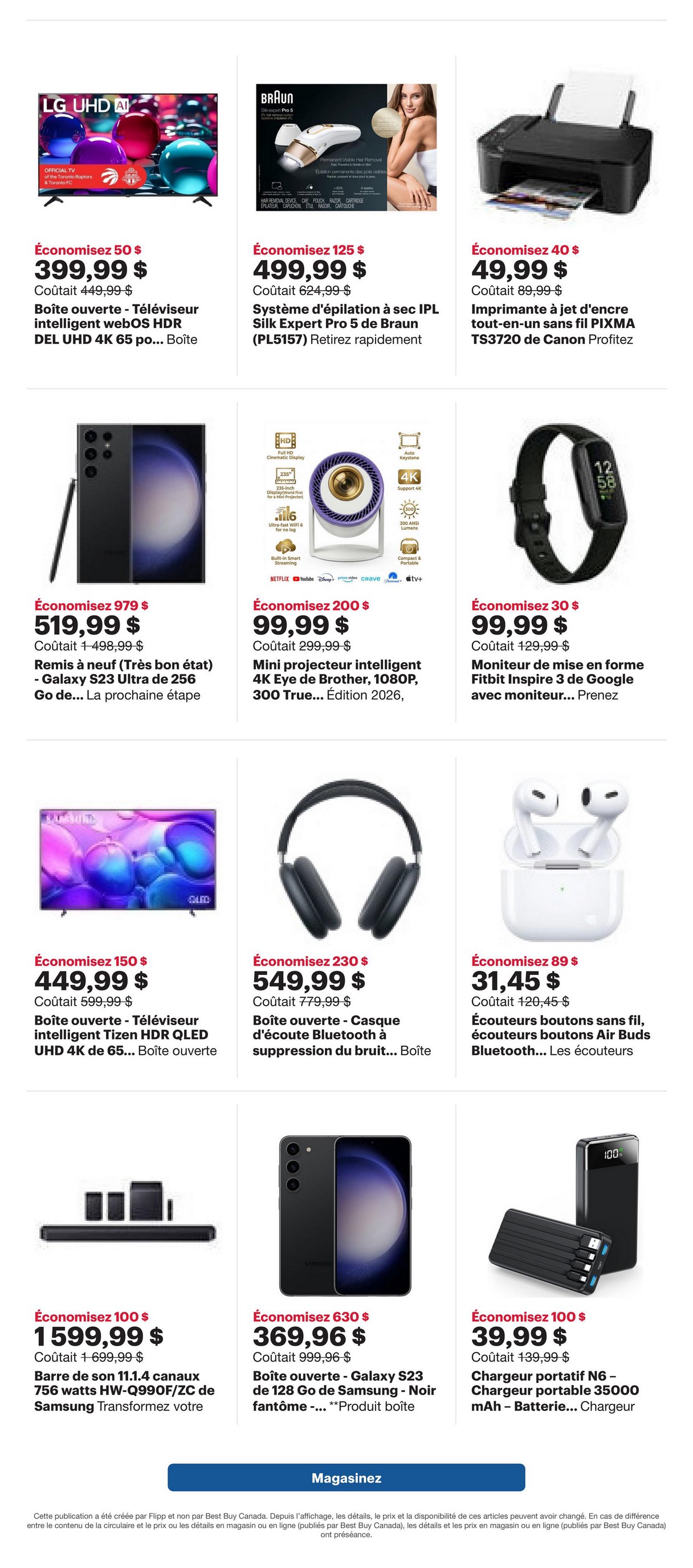 Circulaire Best Buy Avril 7 - 10 2026