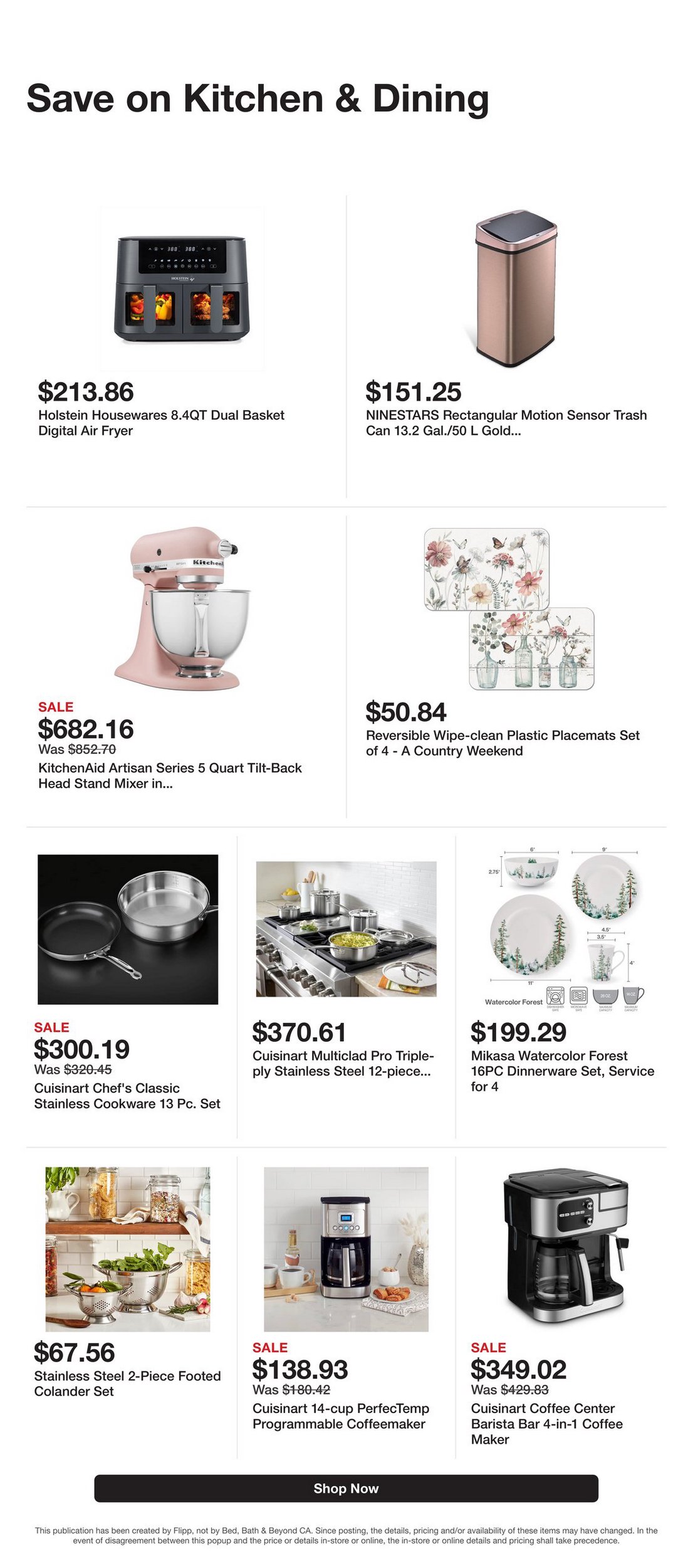 Bed Bath & Beyond Flyer Black Friday November 26 December 2 2024