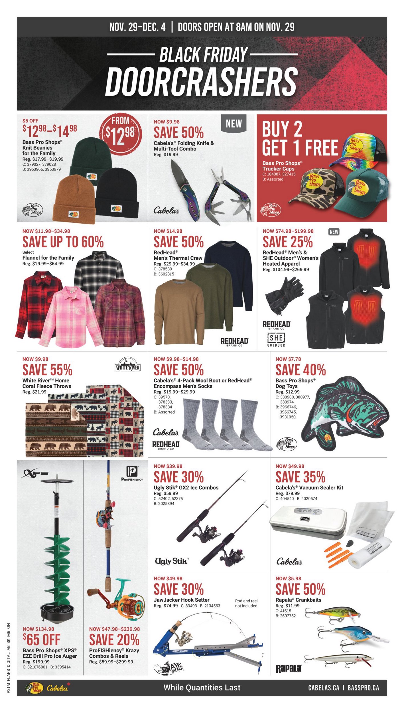 Cabela's & Bass Pro Flyer Black Friday November 29 December 4 2024