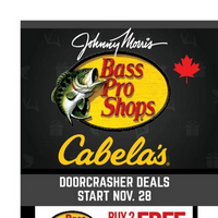 Cabela's & Bass Pro November 28 - December 3 2025