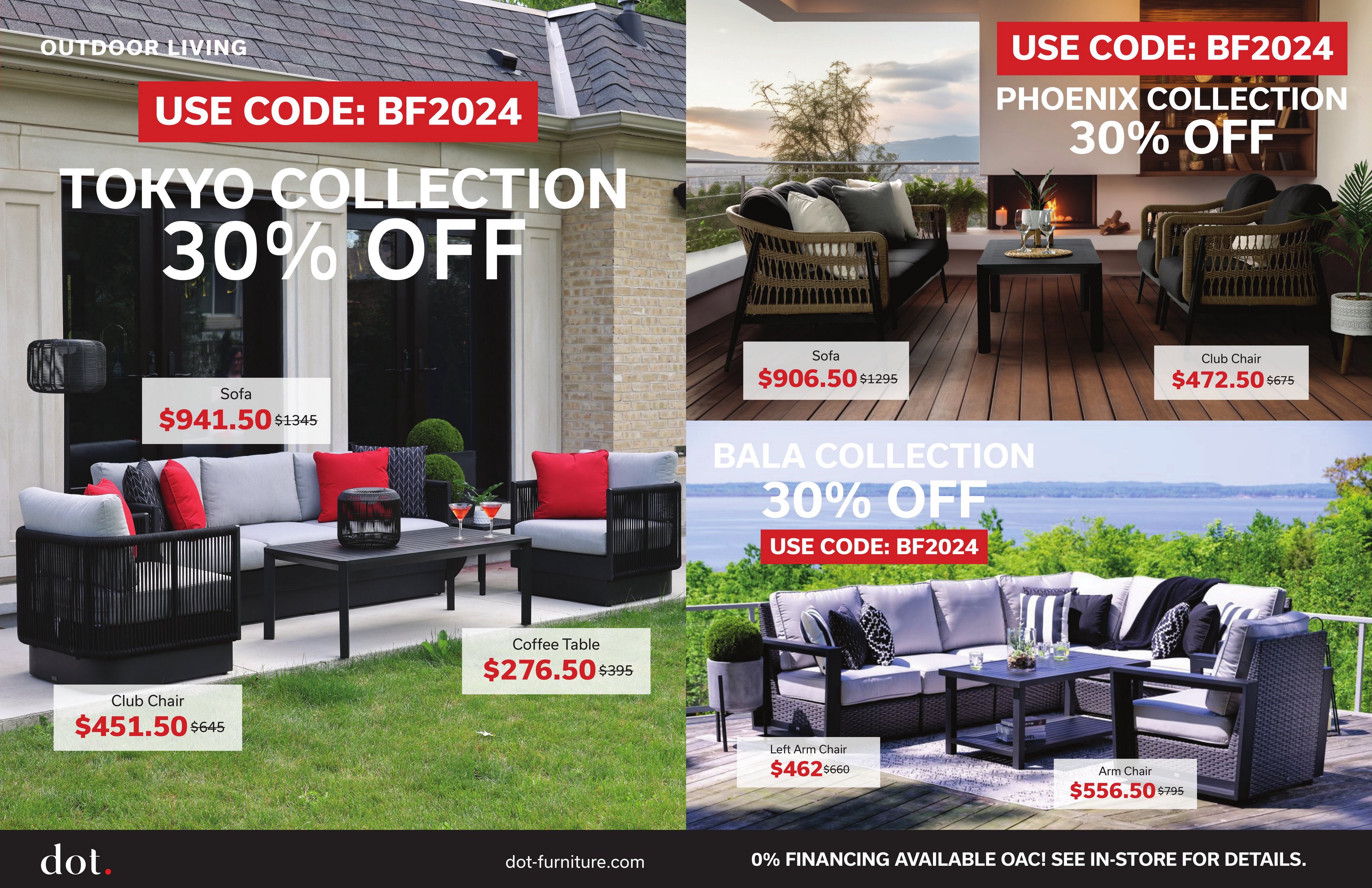 D.O.T. Furniture Flyer Black Friday November 22 December 2 2024