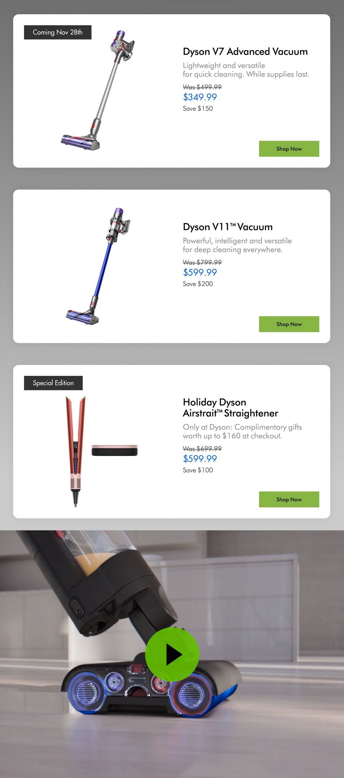 Dyson Canada Flyer Black Friday November 22 December 1 2024