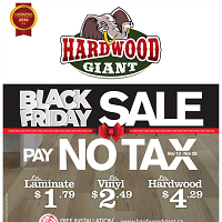 Hardwood Giant Black Friday November 12 - 28 2022