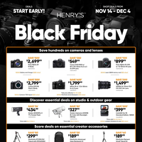 Henry's November 14 - December 4 2025