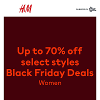 H&M Black Friday November 23 - 30 2022
