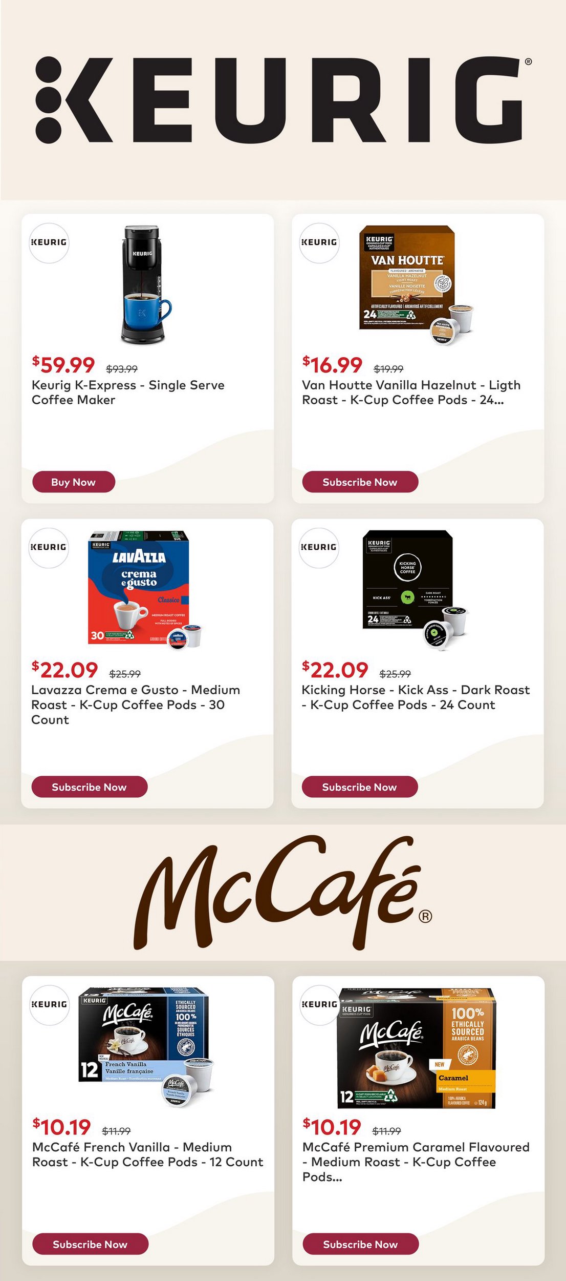 Keurig Flyer Black Friday November 28 December 4 2024