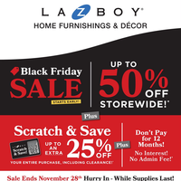 La-Z-Boy November 14 - 28 2024