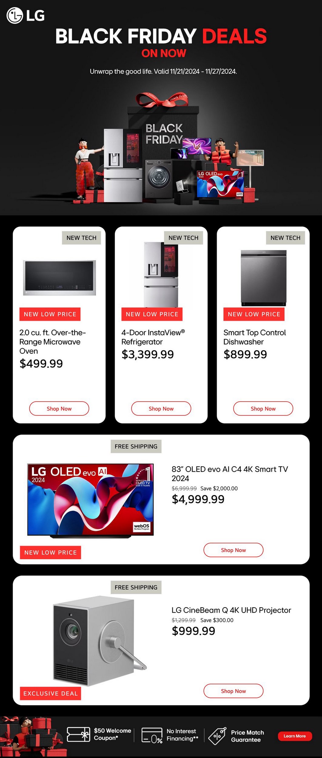 LG Canada Flyer Black Friday November 21 28 2024