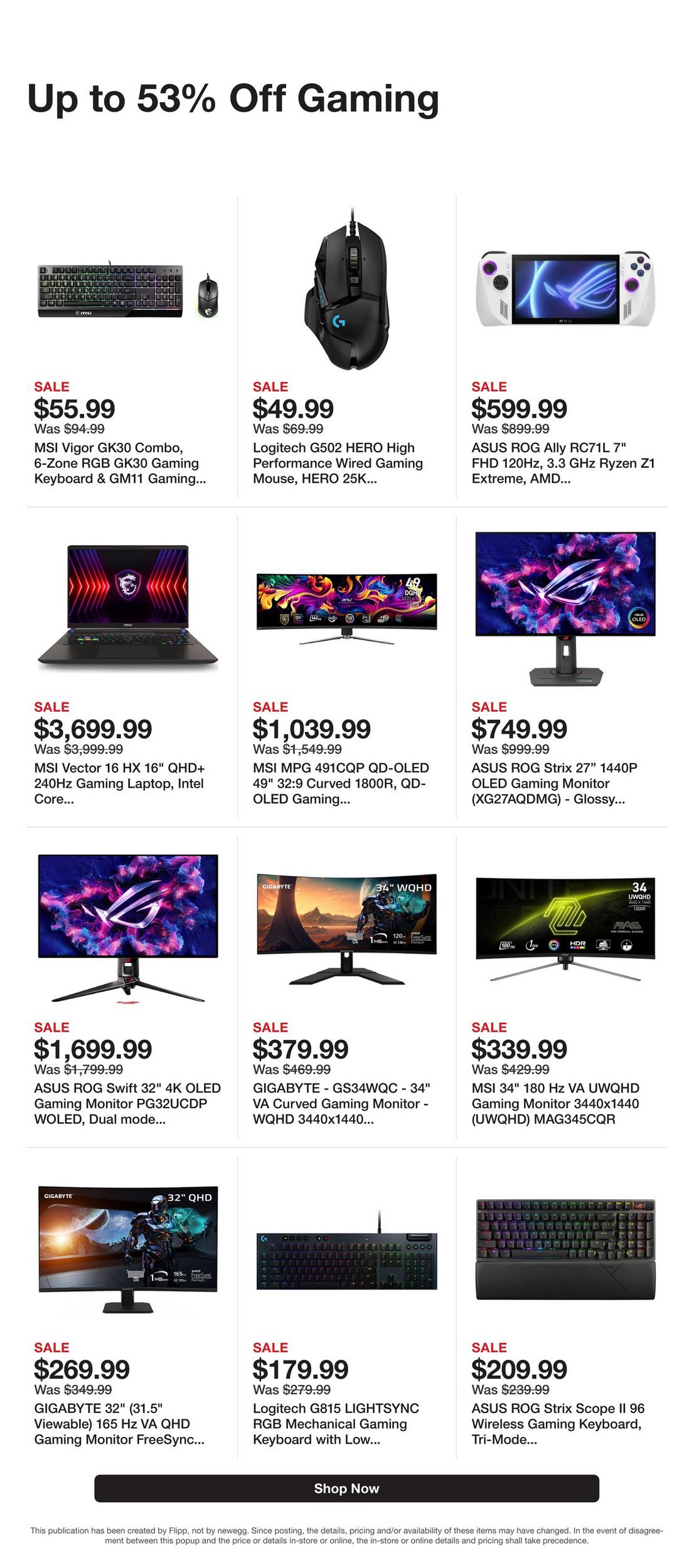 Newegg Flyer Black Friday November 25 December 1 2024