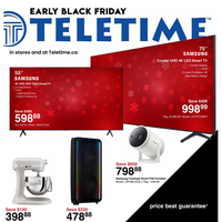 TeleTime Early Black Friday Deals November 16 - 22 2023