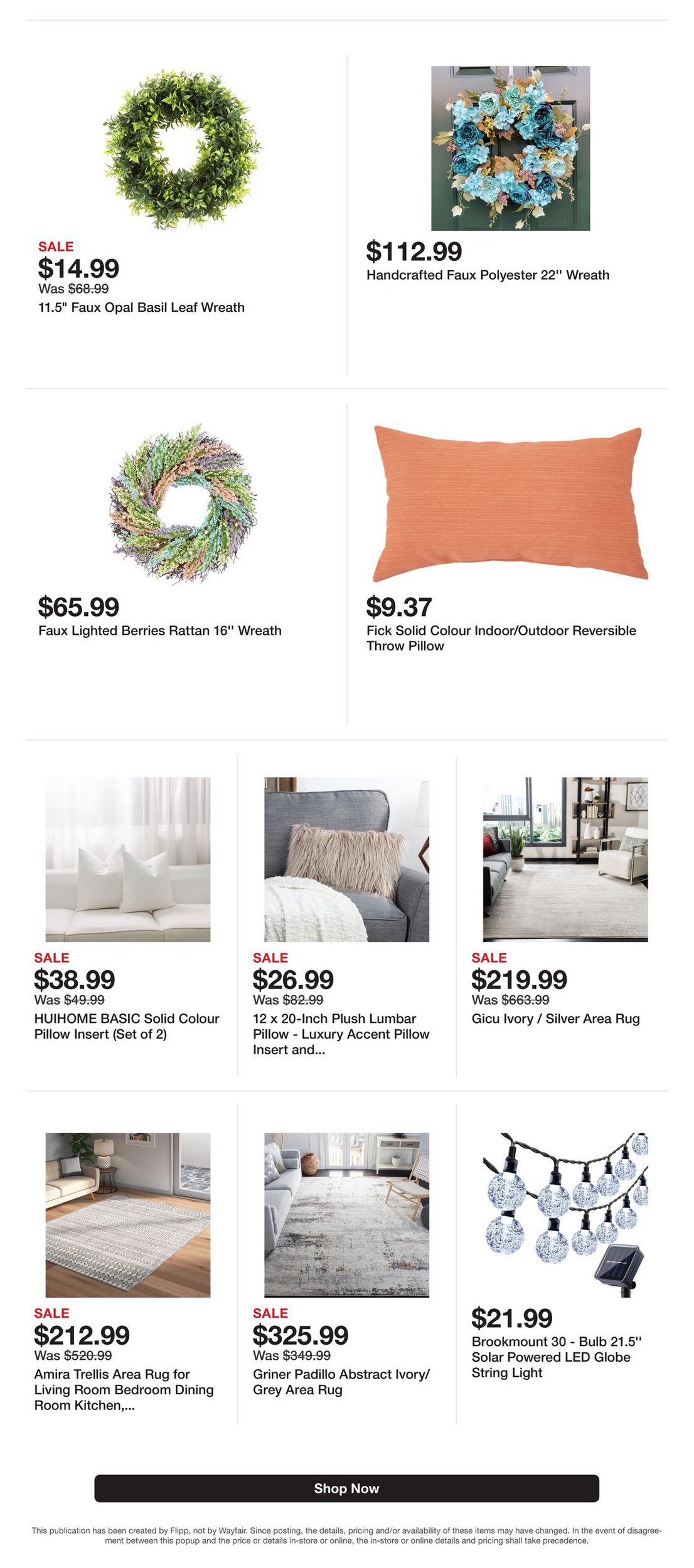 Wayfair Flyer Black Friday November 26 December 2 2024