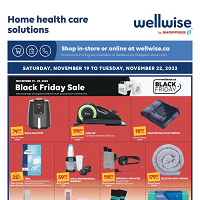 Wellwise by Shoppers Black Friday November 19 - 25 2022