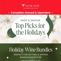 Wine Rack November 10 - 30 2025