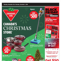 Canadian Tire November 28 - December 5 2024