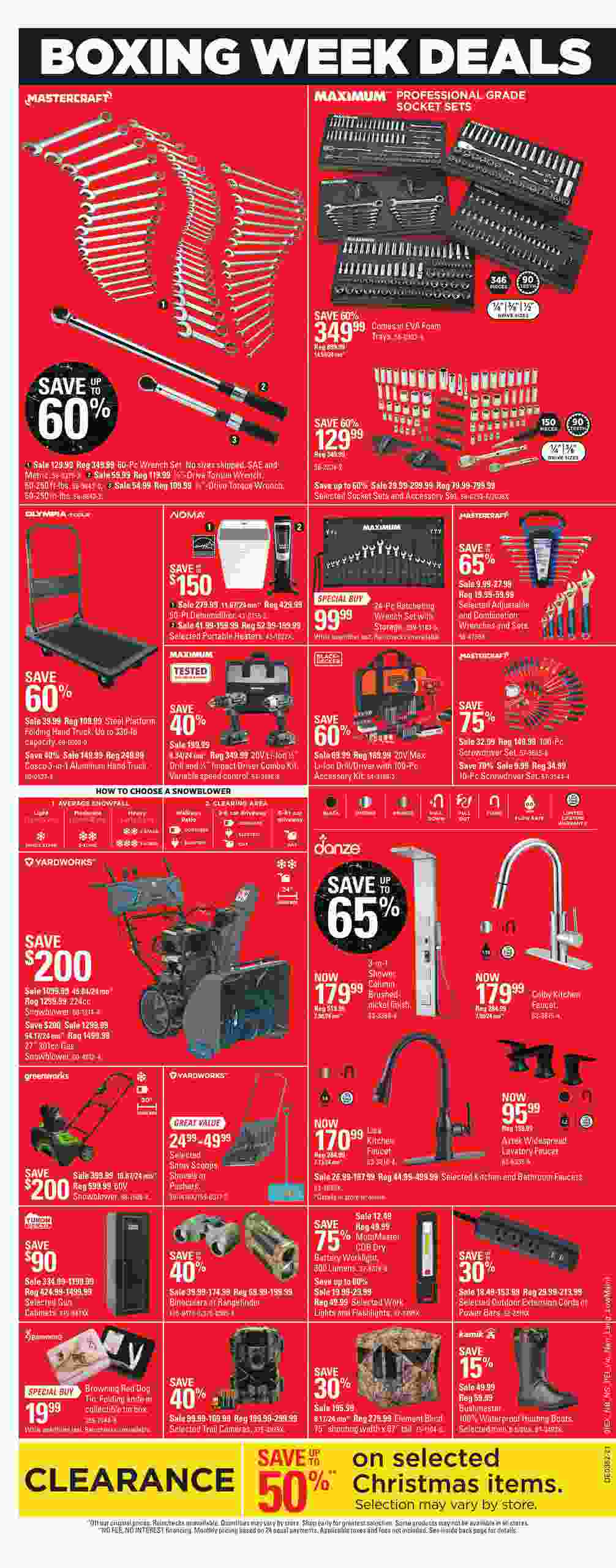 Canadian Tire Flyer On Boxing Week Deals December 23 30 2021