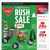 Canadian Tire December 12 - 22 2024