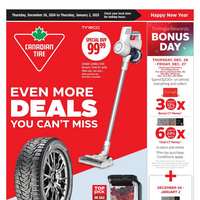 Canadian Tire December 26 - January 2 2025