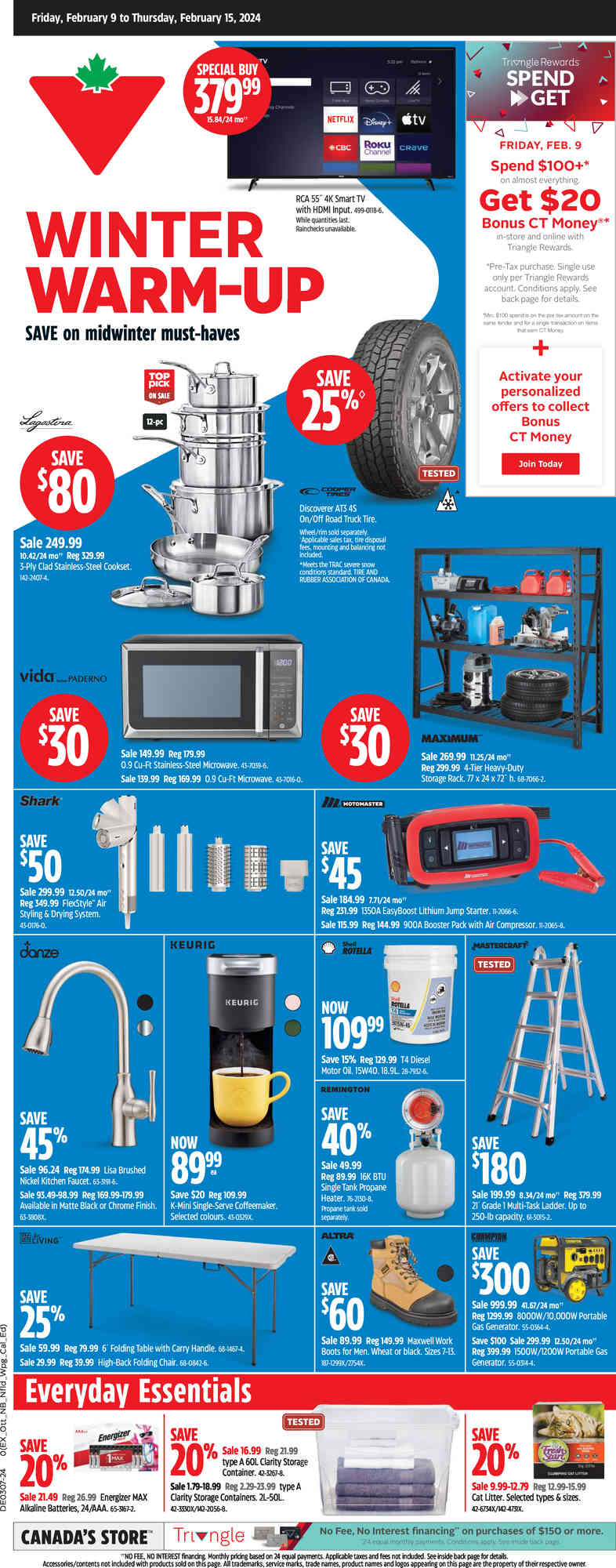 Canadian Tire Flyer ON February 9 15 2024   0 