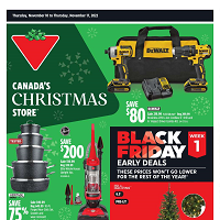 Canadian Tire Black Friday November 24 - December 1 2022