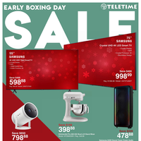 TeleTime Flyer Boxing Day Sale December 14 - 20 2023