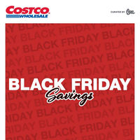 Costco Black Friday November 24 - 26 2023