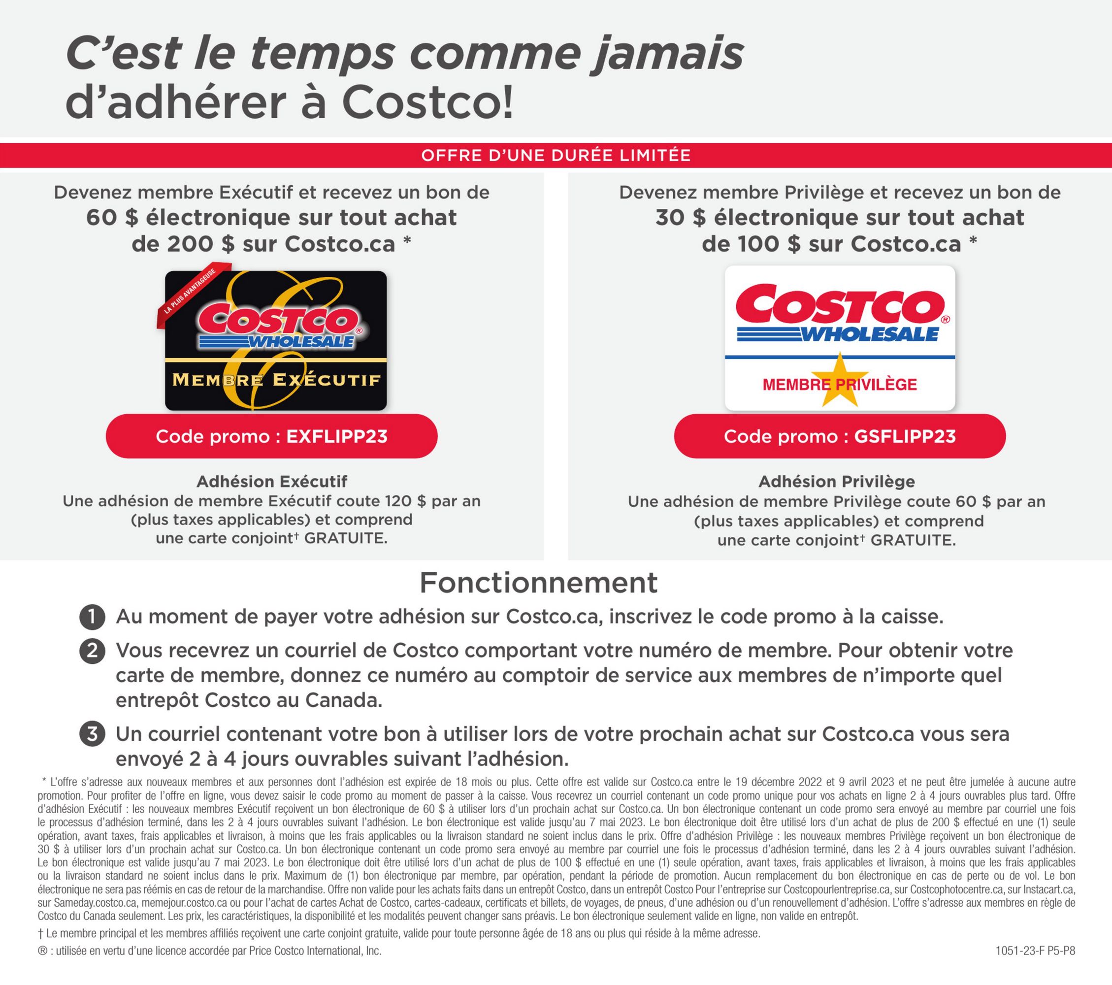 Circulaire Costco Avril 3 Mai 1
