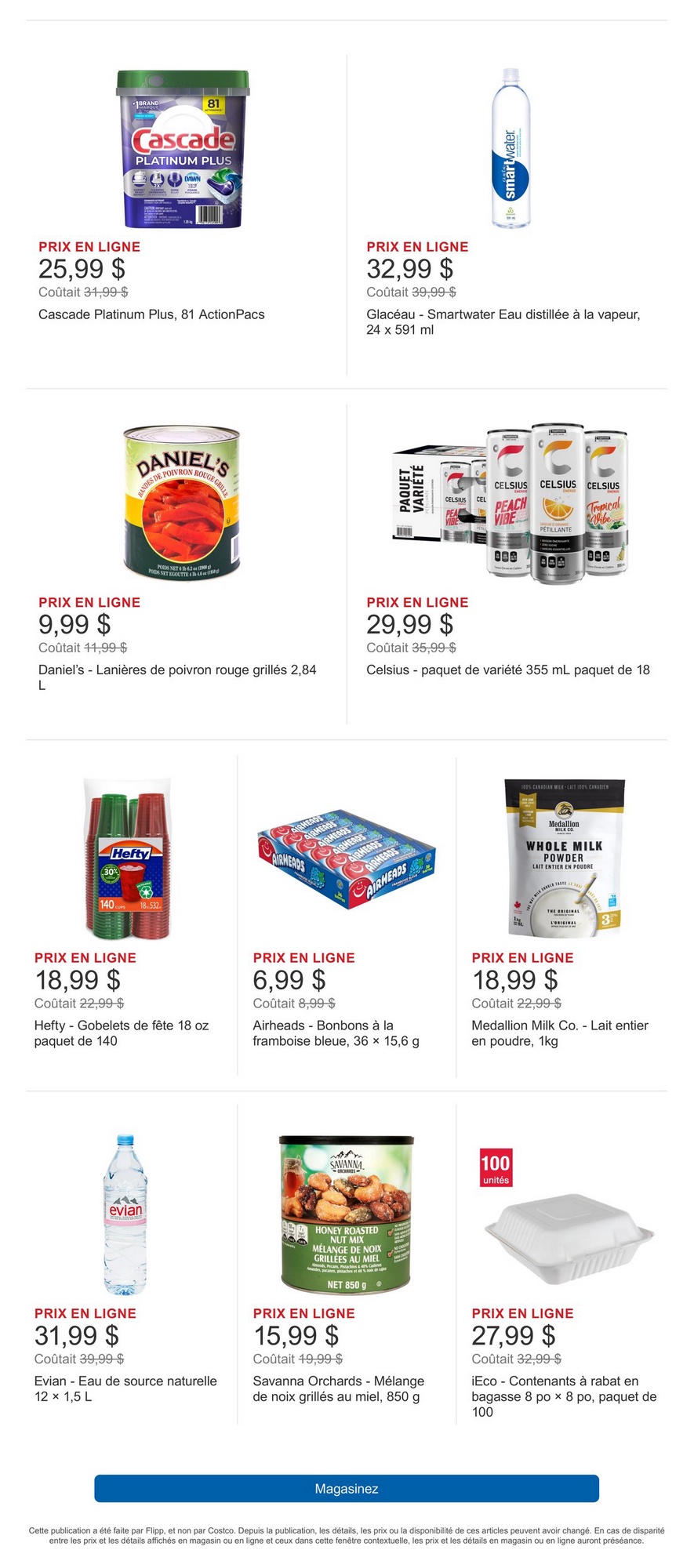 Circulaire Costco Décembre 2 9 2024