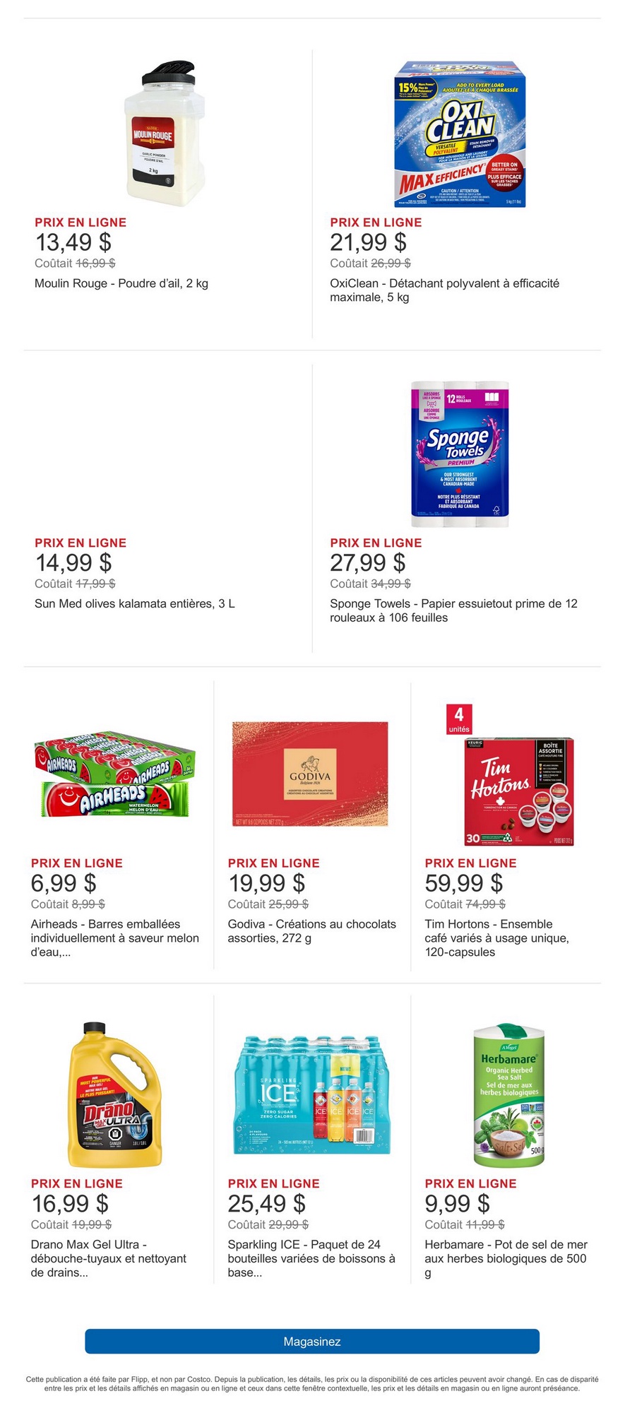 Circulaire Costco Décembre 2 9 2024