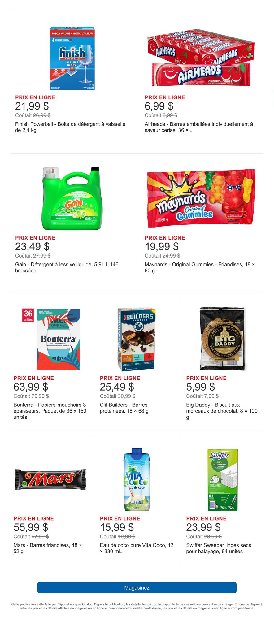 Circulaire Costco Décembre 2 9 2024