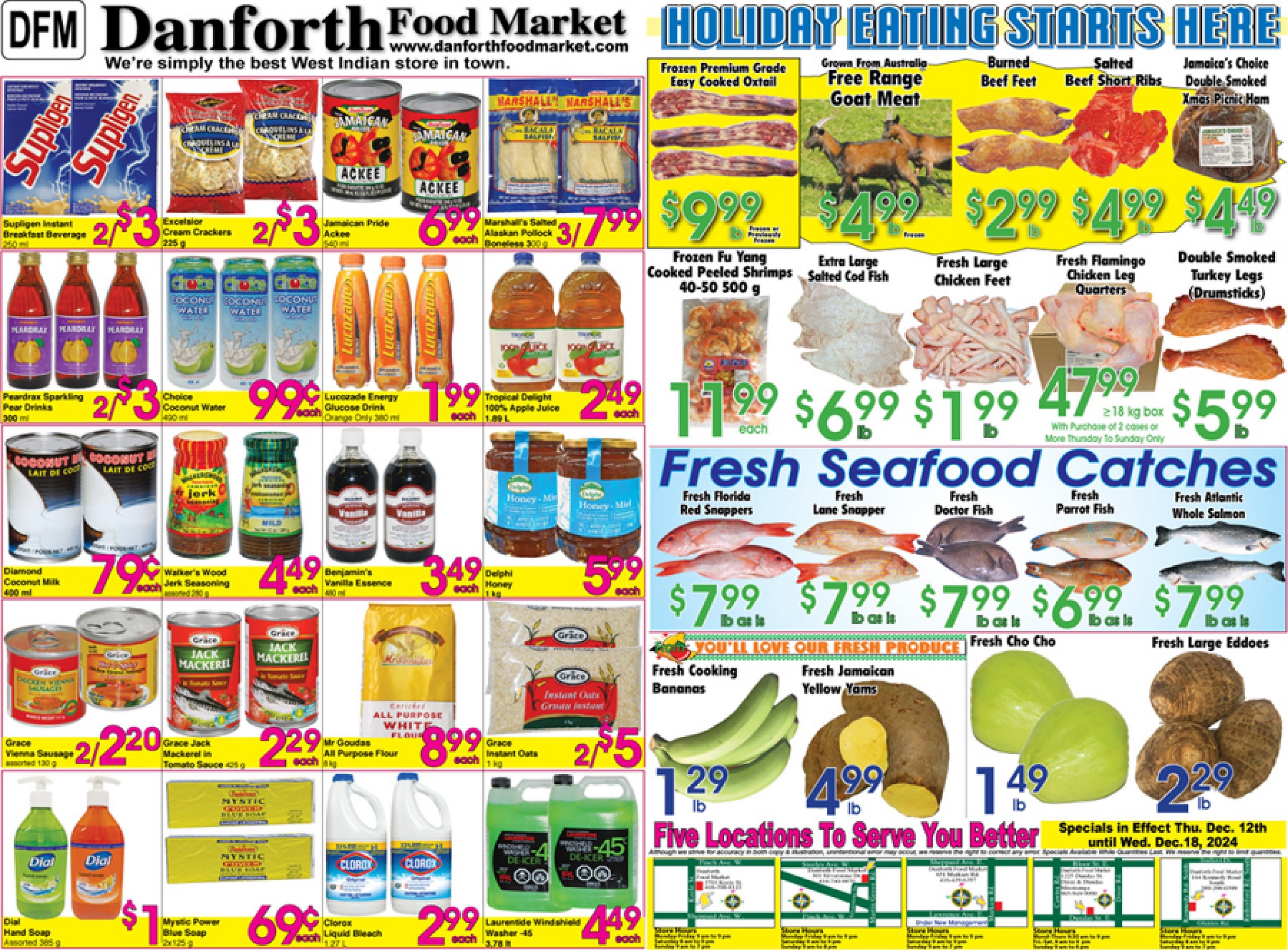 Danforth Food Market Flyer (ON) December 12 18 2024