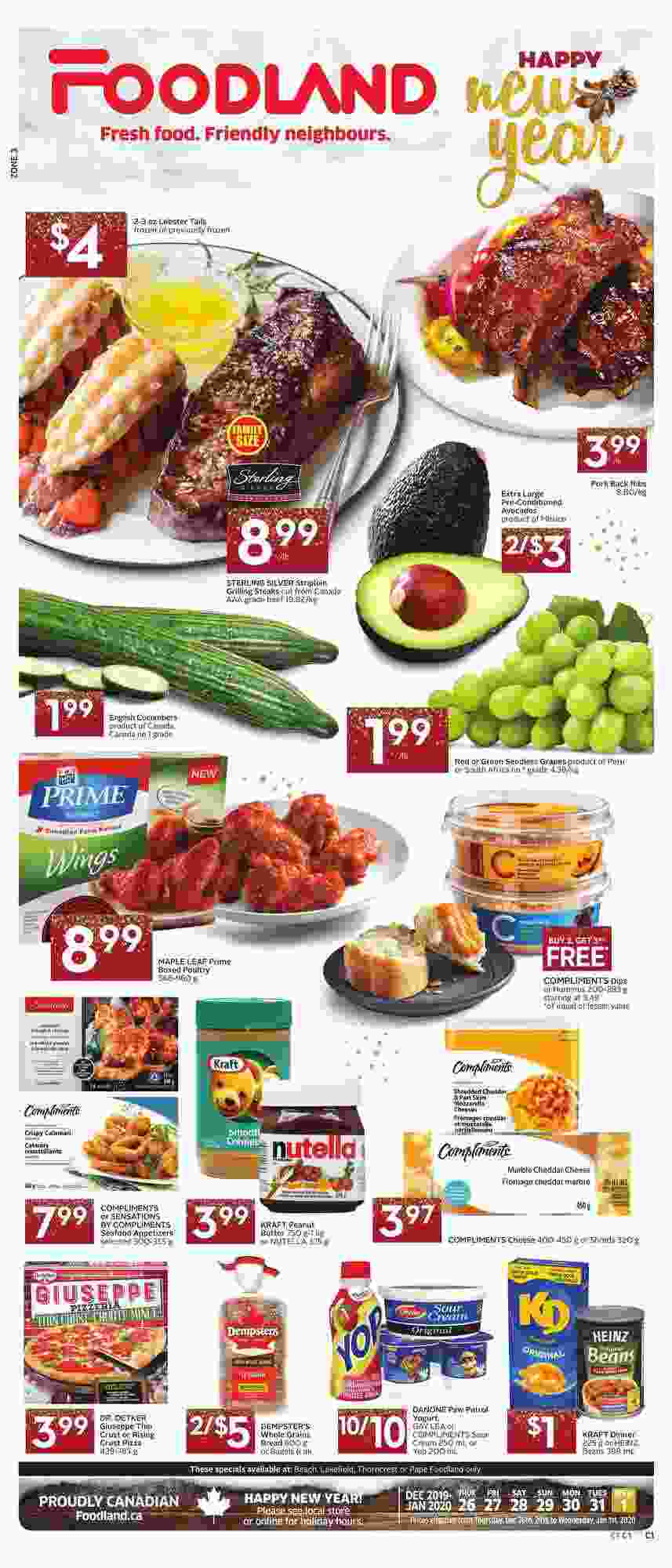 Foodland Ontario Flyer (ON) December 26 January 1 2020