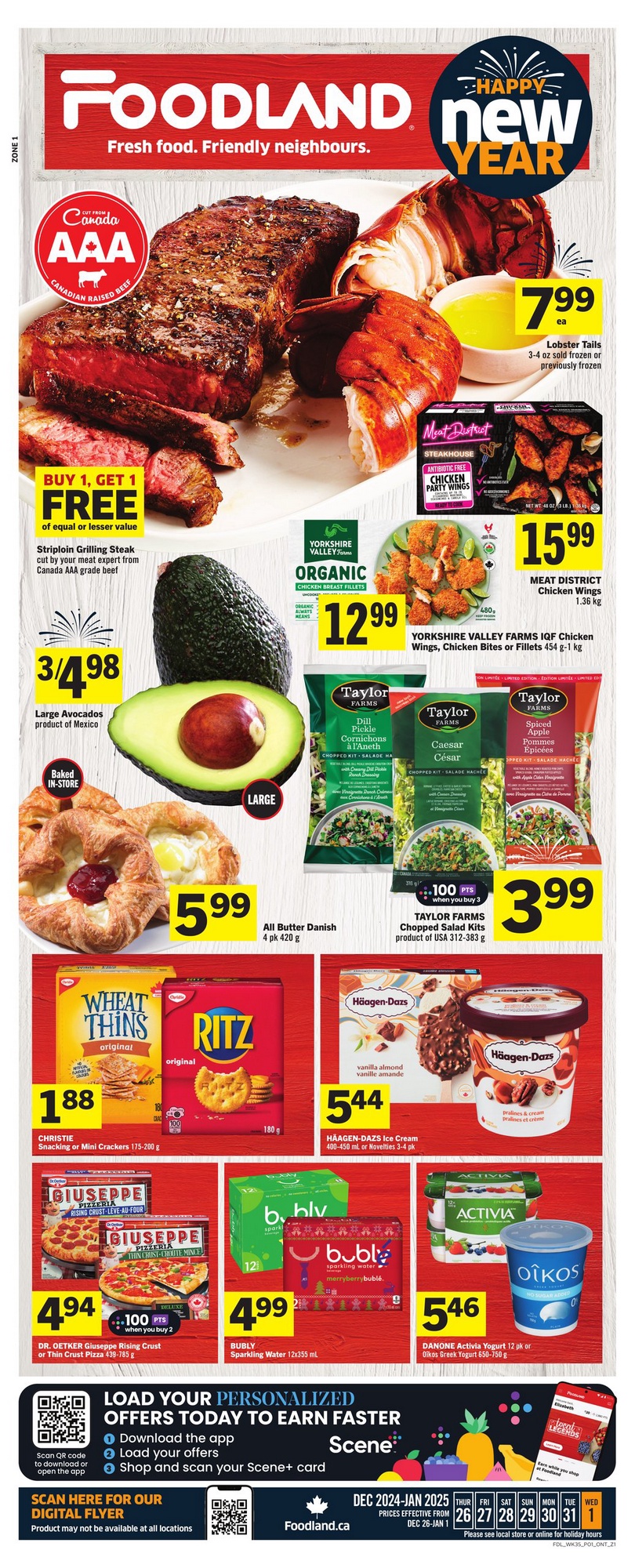 Foodland Flyer (ON) December 26 January 1 2025