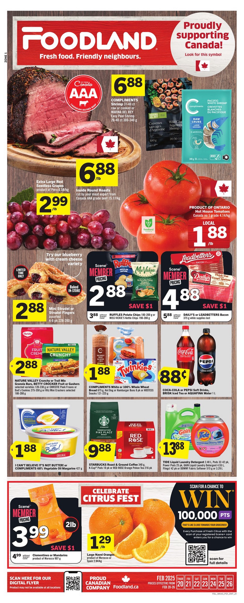 Foodland Flyer (ON) February 20 26 2025