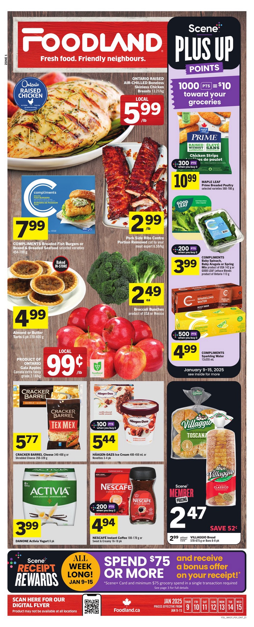 Foodland Flyer (ON) January 9 15 2025