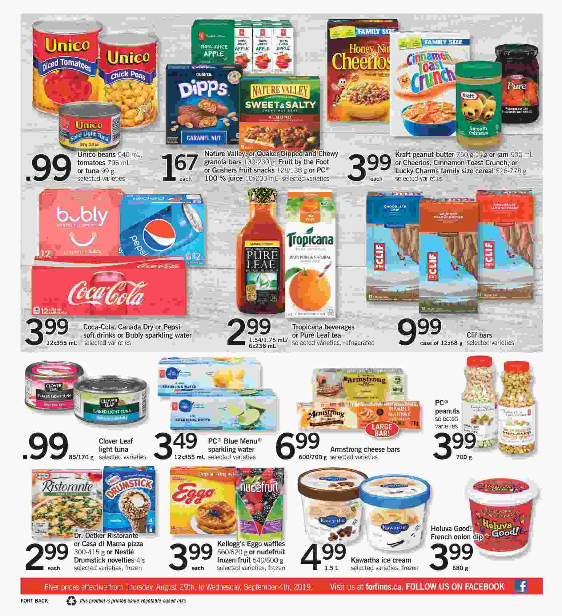 Fortino's Flyer (ON) August 29 - September 4 2019