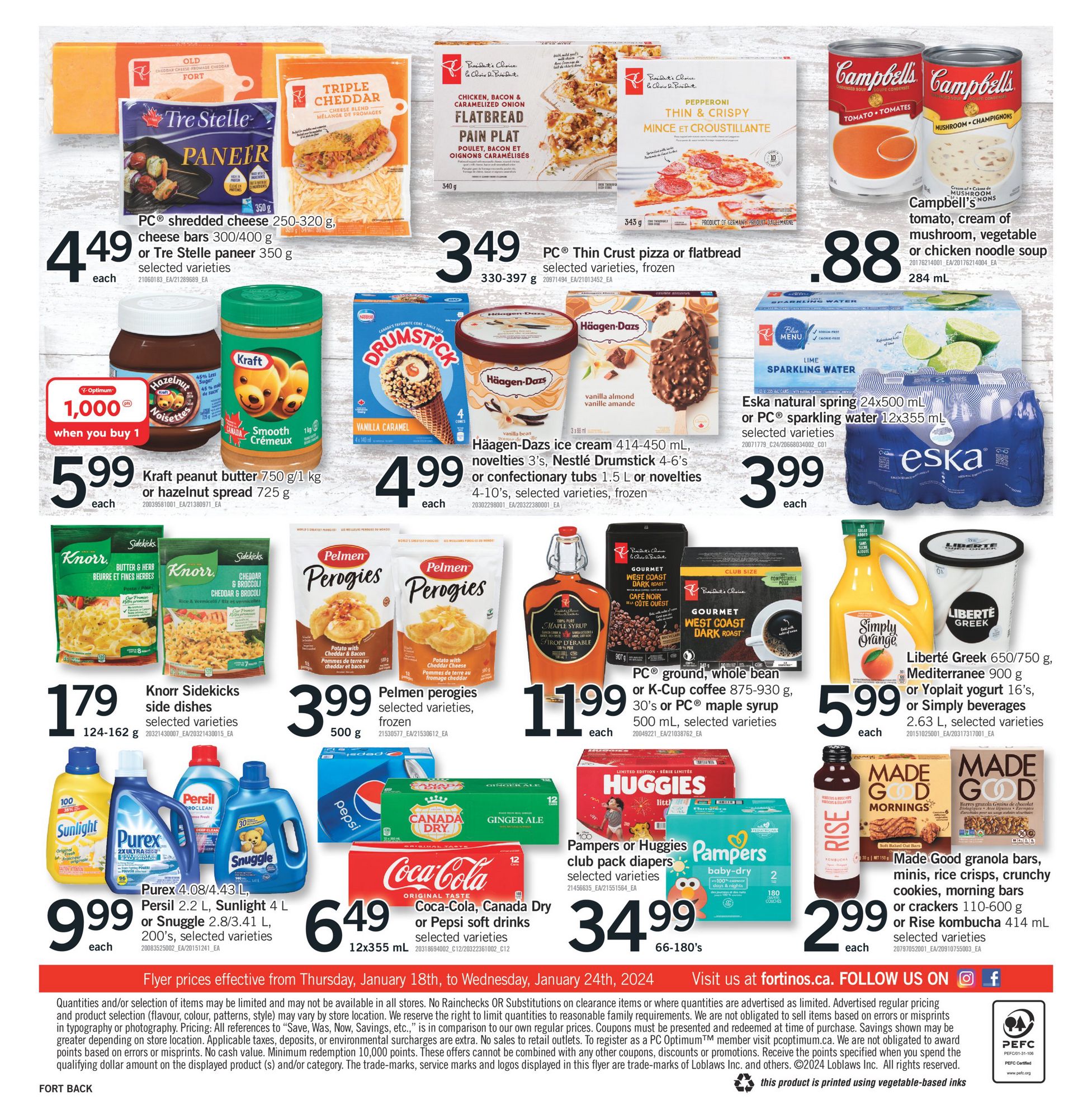 Fortino's Flyer (ON) January 18 - 24 2024