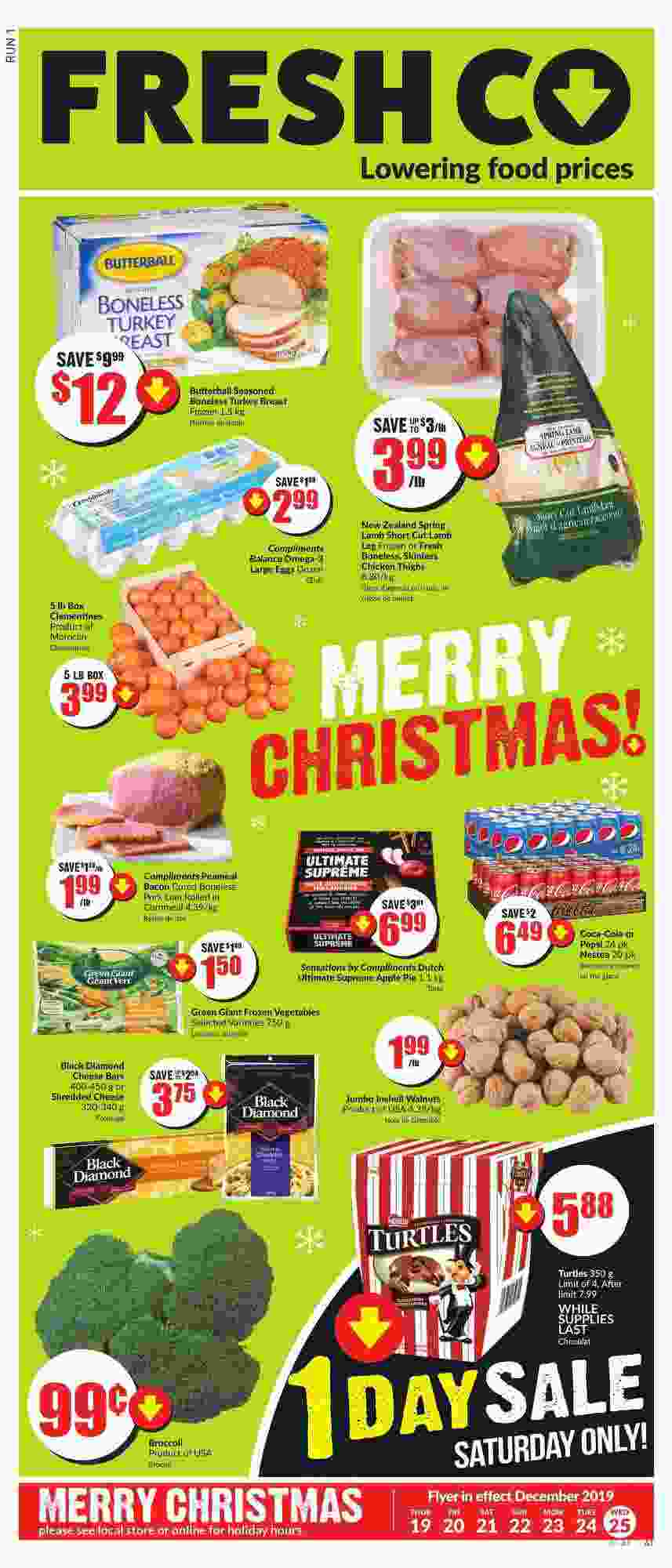 FreshCo Flyer (ON) December 19 - 25 2019