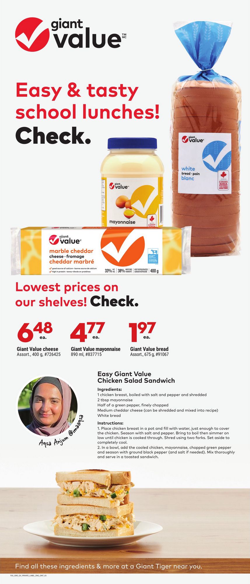 Giant Tiger Flyer (ON) August 30 September 5 2023