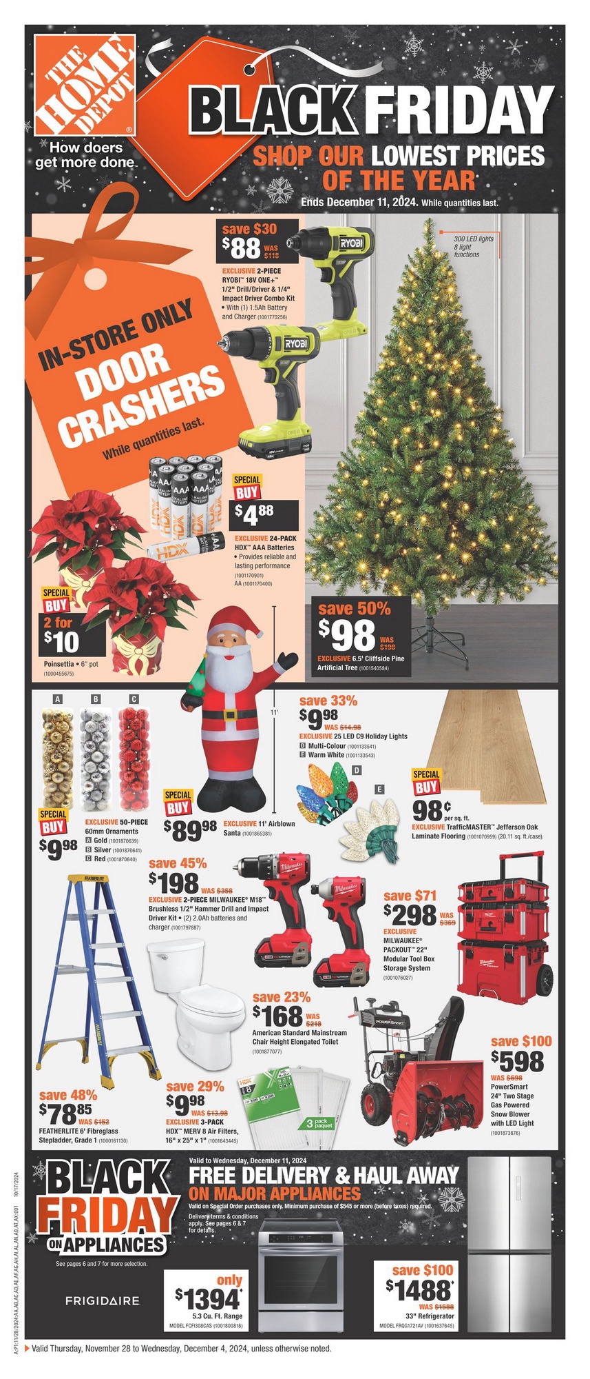 Home Depot Flyer (ON) Black Friday November 28 December 12 2024