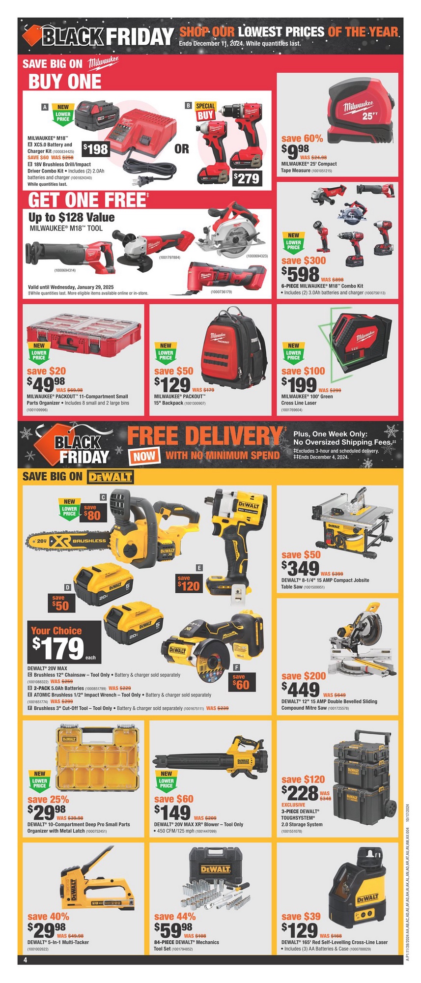 Home Depot Flyer (ON) Black Friday November 28 December 12 2024