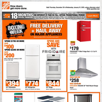 Home Depot December 26 - January 1 2025