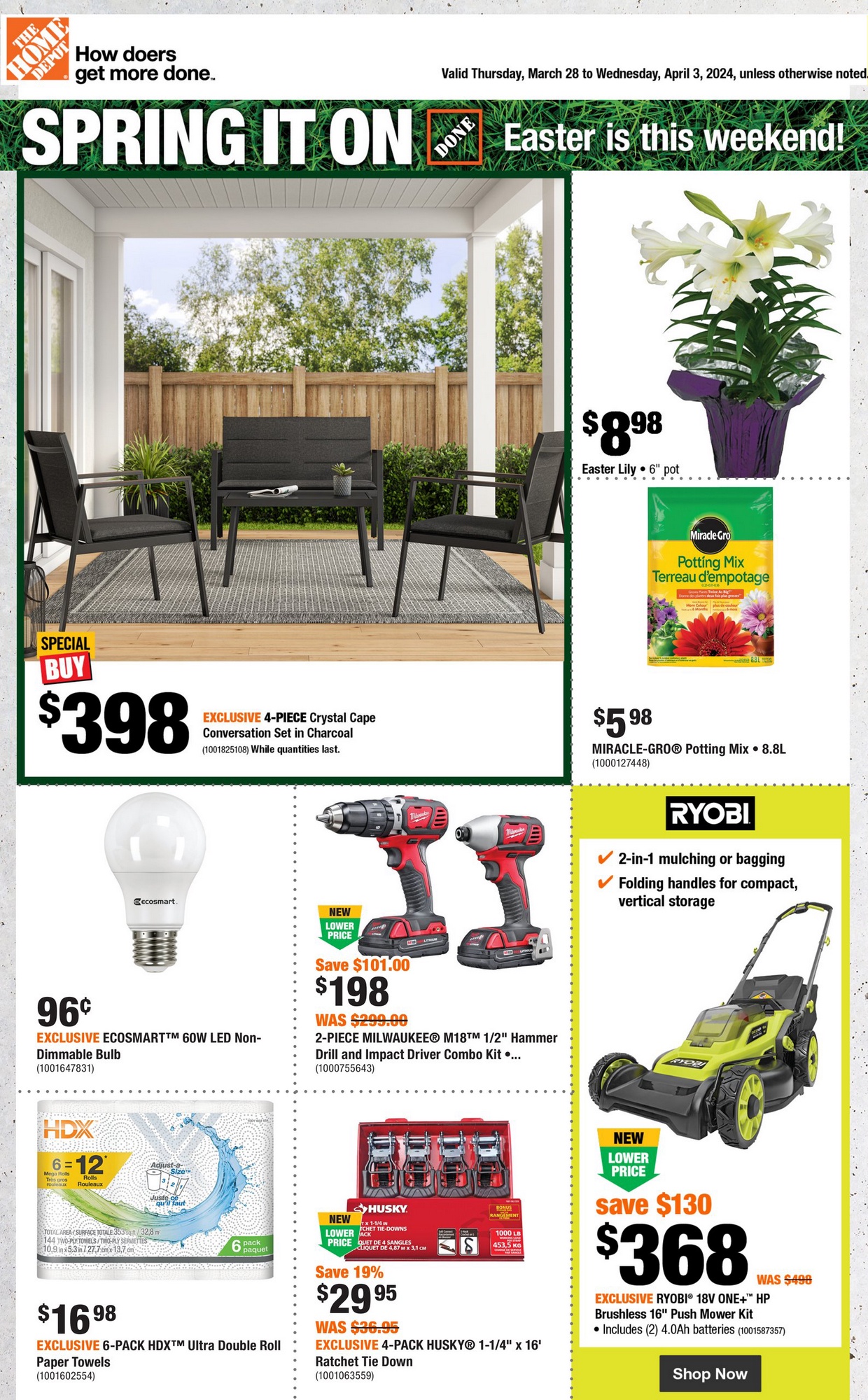 Home Depot Flyer (ON) March 28 - April 3 2024