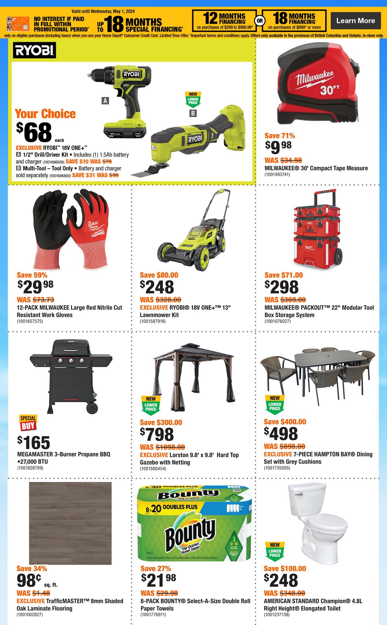 Home Depot Flyer (ON) Spring Deals April 18 - 24 2024