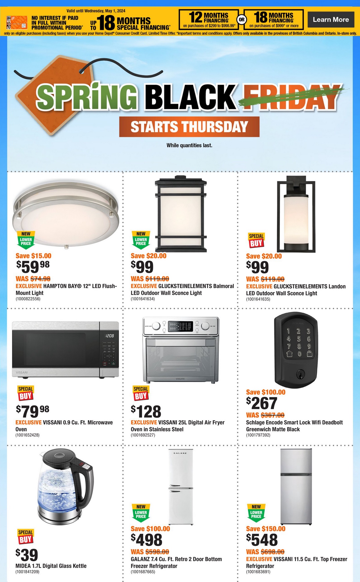 Home Depot Flyer (ON) Spring Deals April 18 - 24 2024